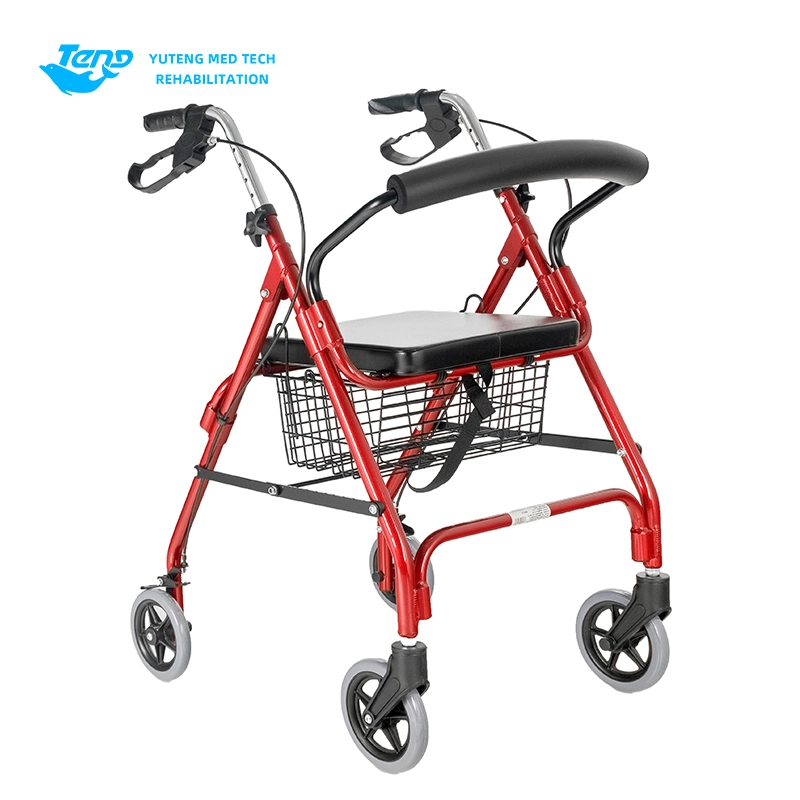 Rollator âgé en aluminium