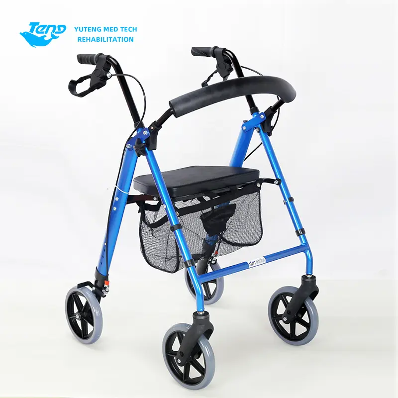 Rollator d'aluminium avec siège