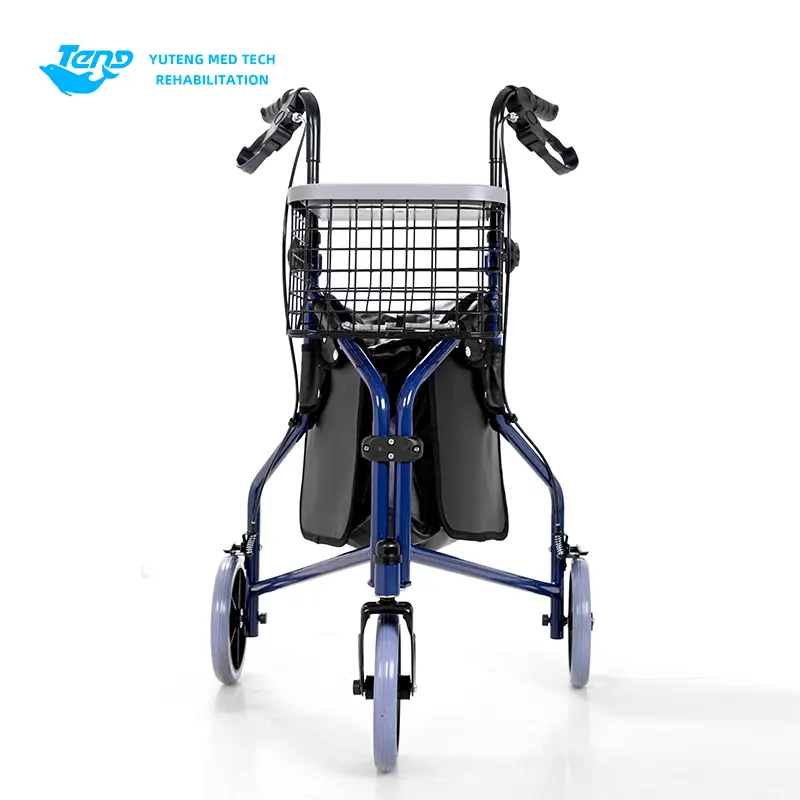 Rollator en aluminium pliable