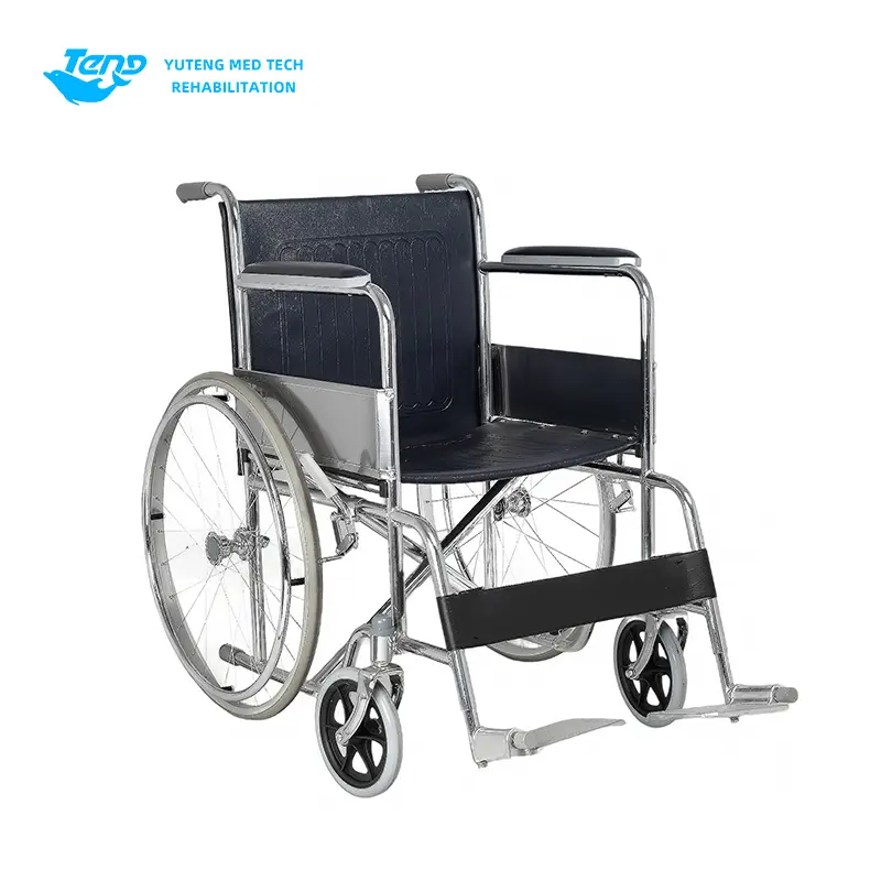 Fauteuil roulant en acier